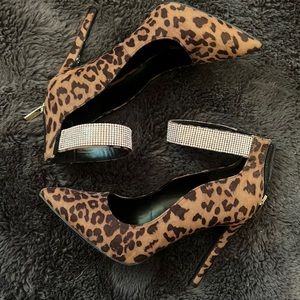 Leopard print heels